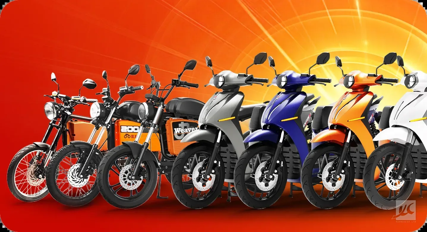 Dàn xe Dat Bike xếp hàng