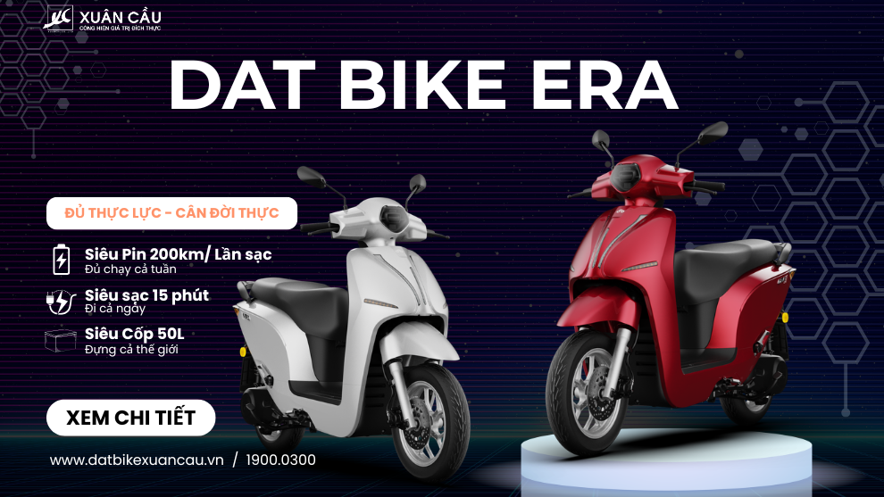 Cốp 50 lít Dat Bike Era — test thực tế đựng được gì