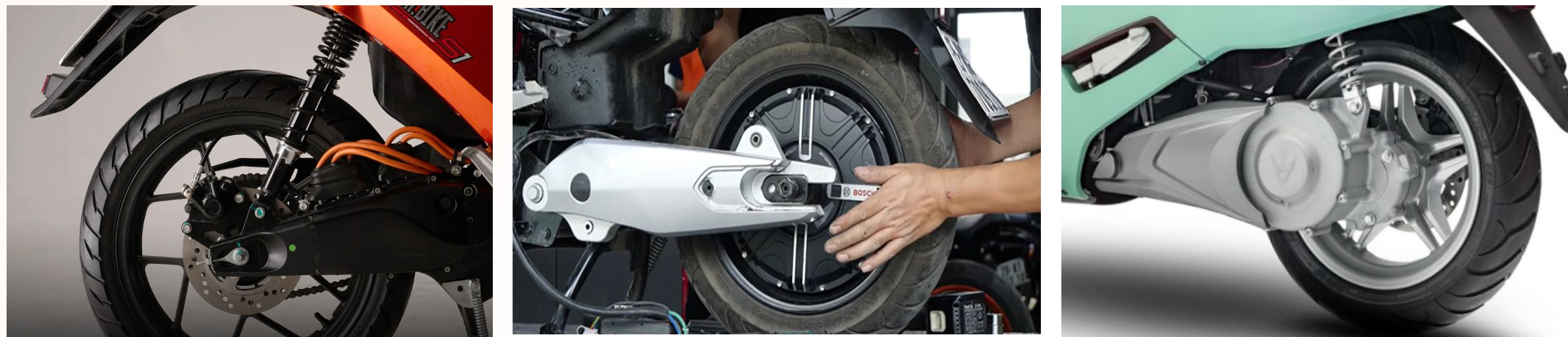 So Sánh Động Cơ Dat Bike: In-Hub Motor, Mid-Drive Motor Và Side Motor