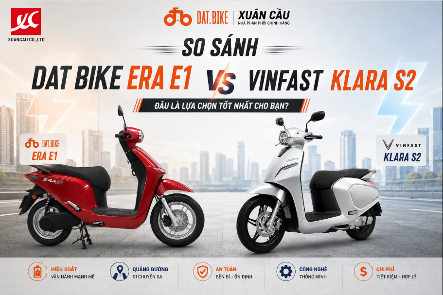 So sánh Dat Bike ERA E1 và VinFast Klara S2