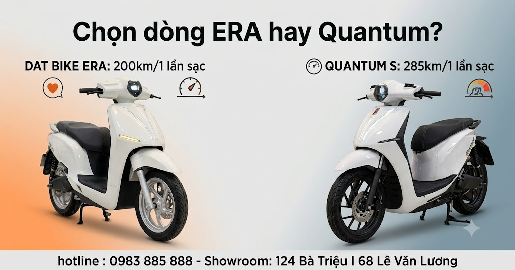 Chọn ERA hay Quantum? So Sánh 2 Dòng Xe Dat Bike