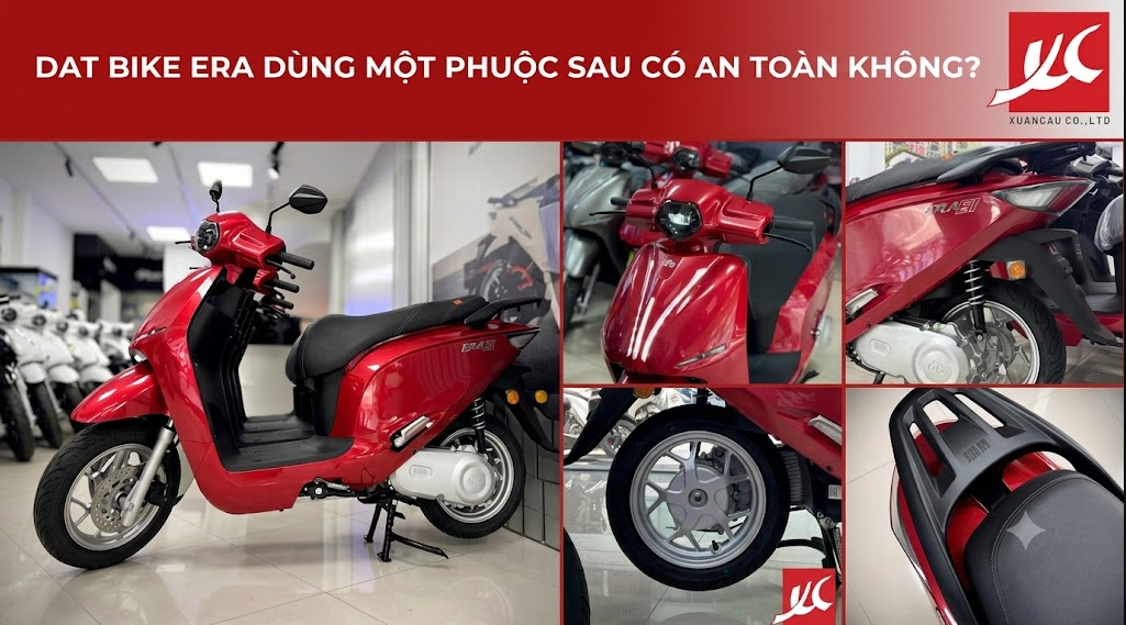 Dat Bike ERA dùng một phuộc sau có an toàn không?